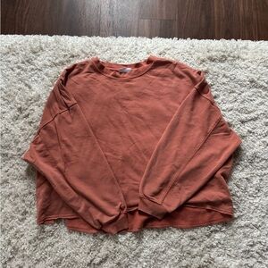 Colsie Salmon Crewneck Top • XL